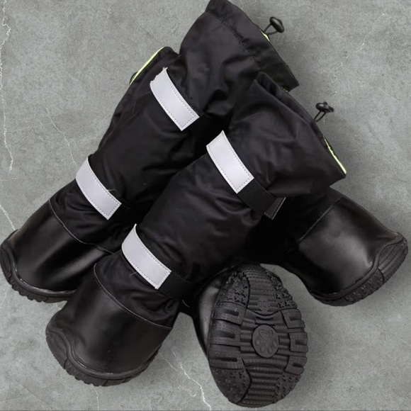 🆕Dog Winter Boots — Black and Gray Protective Paw Boots - Picture 9 of 16